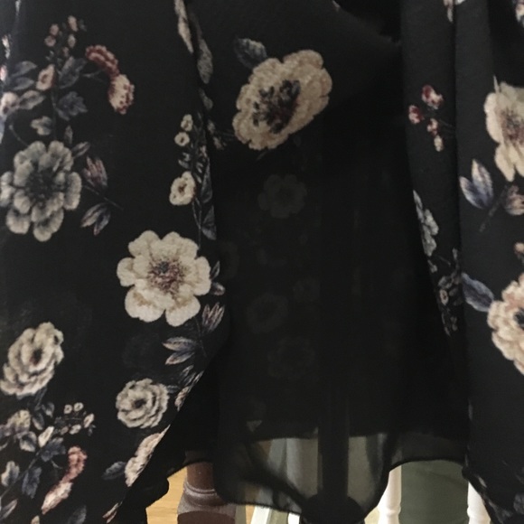 Black V-Beck Swing Dress - Picture 7 of 8